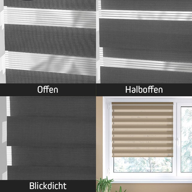 smart doppelrollos lichtdurchlass