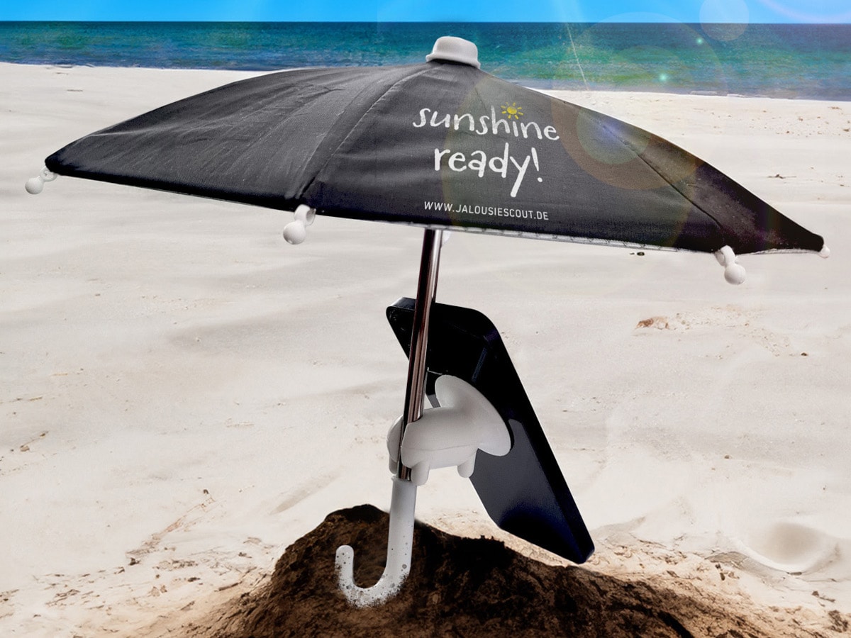 Handy-Sonnenschirm & Regenschirm