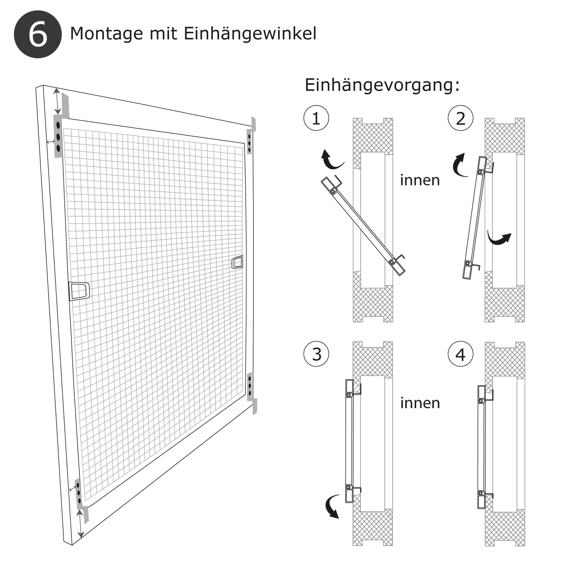Klemmfix Fliegengitter mit Rahmen für Fenster bis 130x150 cm, individ, €  24,90