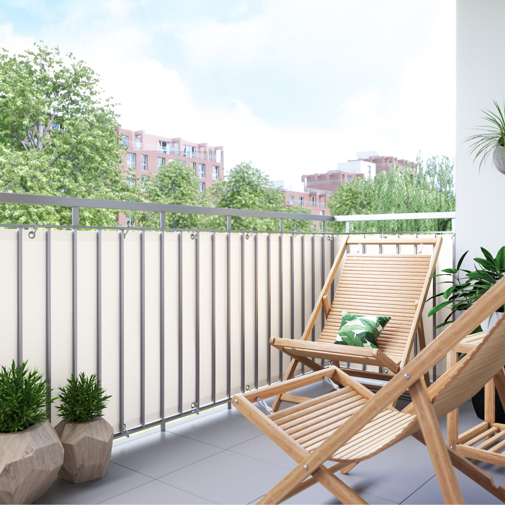 vidaXL Ecran de Balcon PEHD Brise-Vue Brise Vent Jardin Terrasse Extérieur