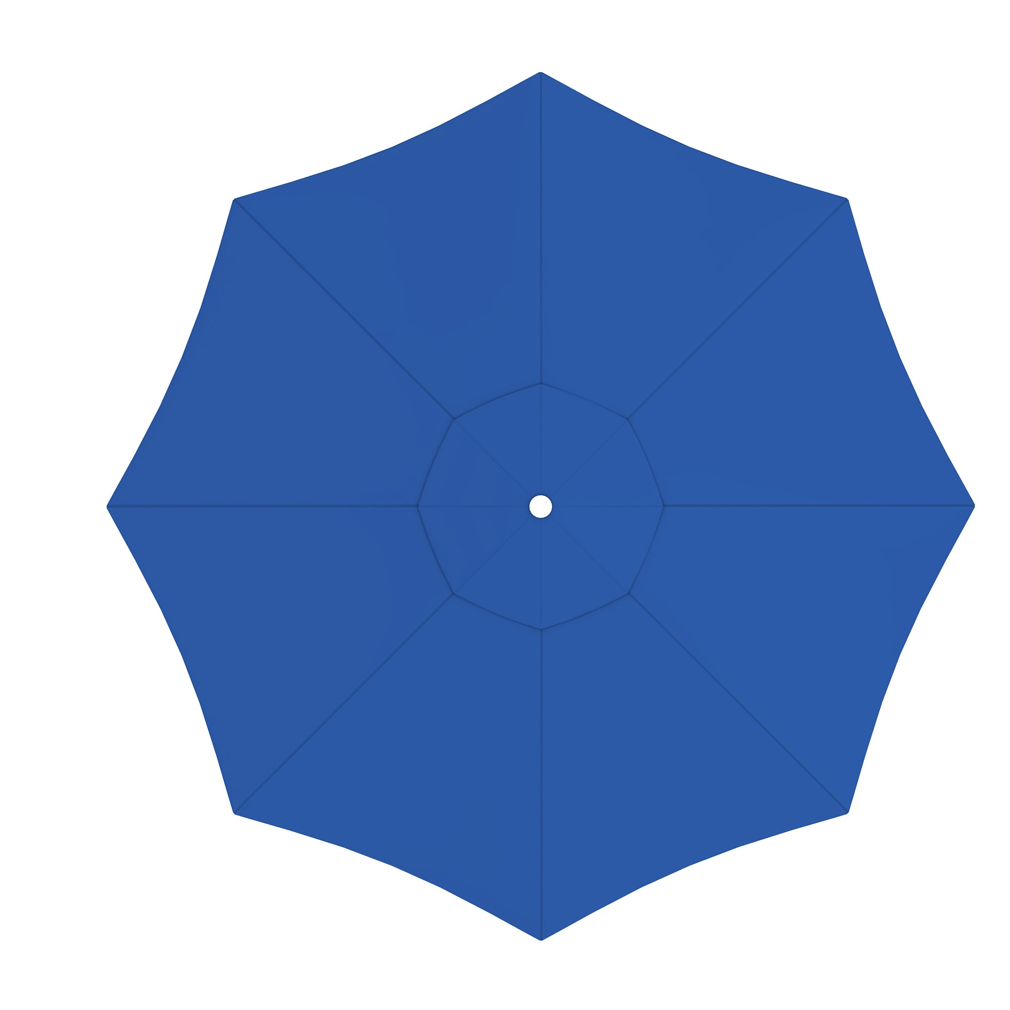 3 x 3m / carrée PARAMONDO Toile de rechange pour parasol avec Air Vent pour parasol Interpara bordeaux 