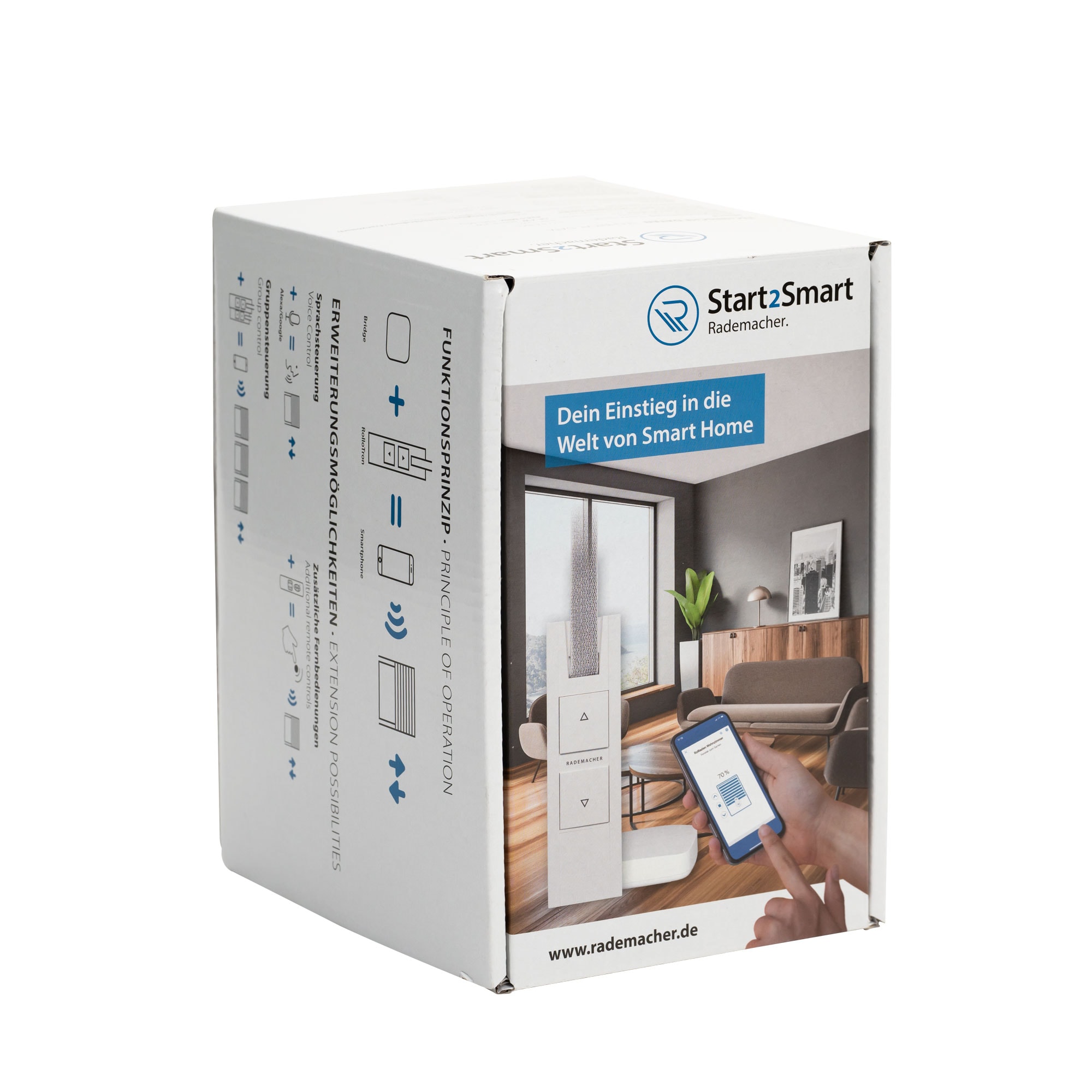 Rademacher Start2Smart Kit Gurtwickler Smart Home RolloTron inkl Bridge 9492 set Zeer populair, lage prijs