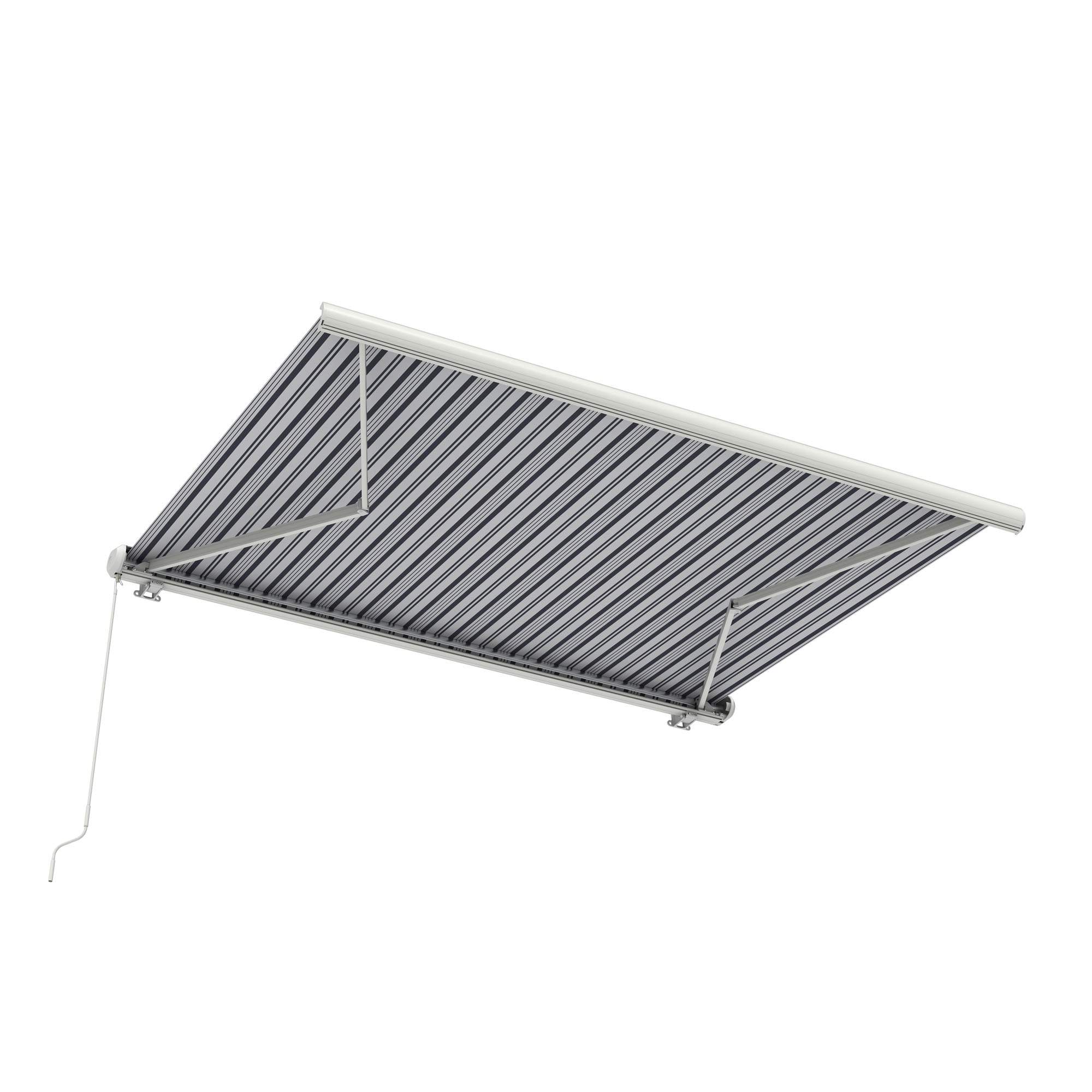 Markise Kassettenmarkise Aluminium Gelenkarm Vollkassette elektrisch Terrasse