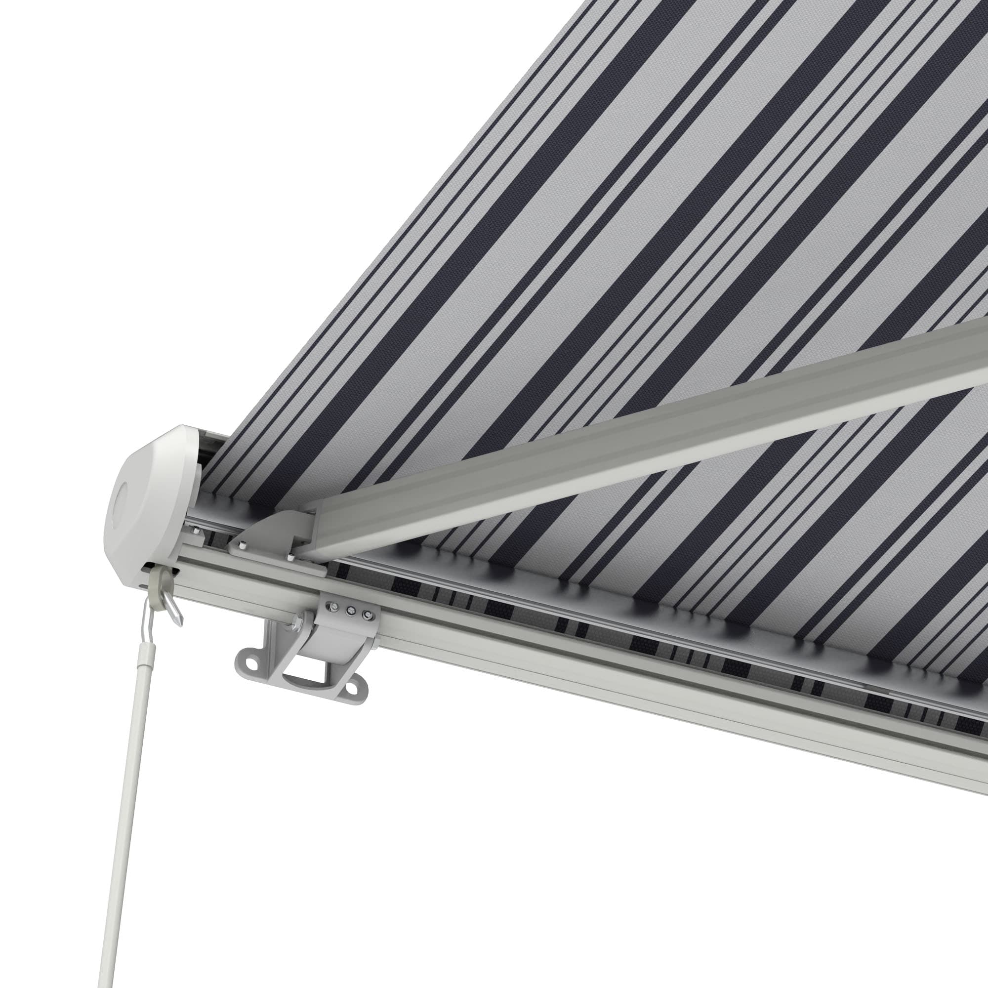 Markise Kassettenmarkise Aluminium Gelenkarm Vollkassette elektrisch Terrasse